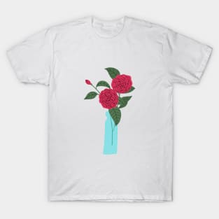 Floral drawing I: camelia png T-Shirt